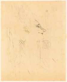 Drunkard (Soularde), 1898. Creator: Henri de Toulouse-Lautrec