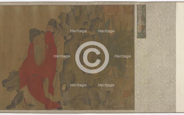 Drunken poets, Ming dynasty, 1368-1644. Creator: Unknown.