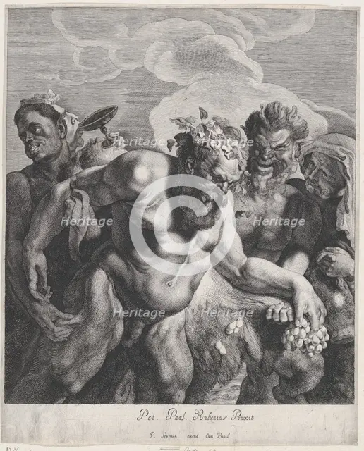 Drunken Silenus, 1630-57. Creators: Jonas Suyderhoef, Pieter Soutman.
