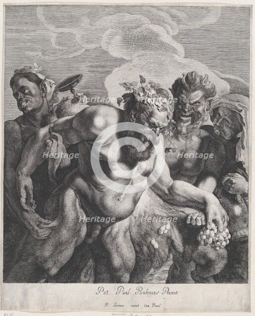 Drunken Silenus, 1630-57. Creators: Jonas Suyderhoef, Pieter Soutman.