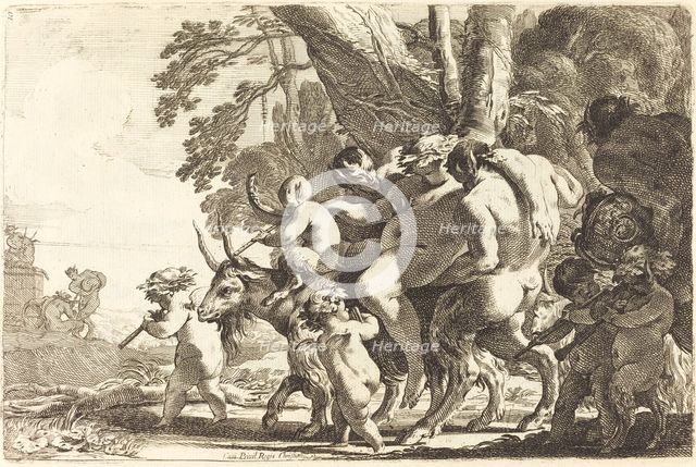 Drunken Silenus, 1650s. Creator: Michel Dorigny.