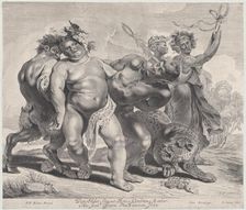 Drunkenness of Bacchus, 1630-57., 1630-57. Creator: Jonas Suyderhoef
