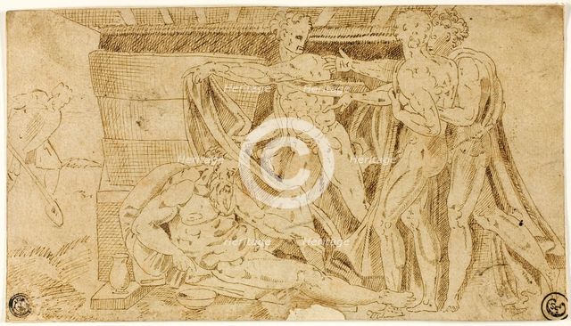 Drunkenness of Noah, n.d. Creator: Unknown.