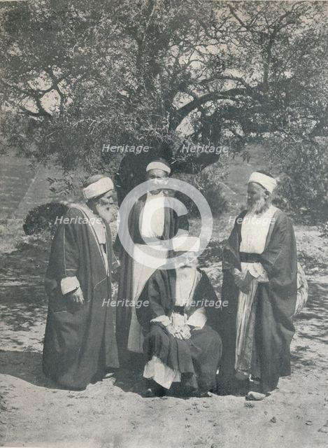 'Druse Chiefs', c1913. Artist: Charles JS Makin.