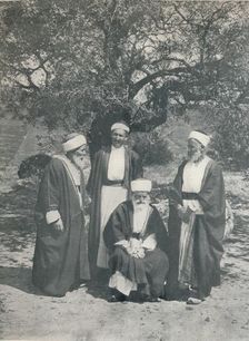 Druse Chiefs c1913. Artist: Charles JS Makin