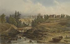 Druskininkai in southern Lithuania, c1850