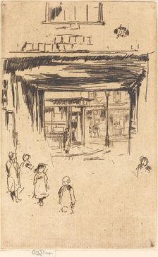 Drury Lane, c. 1880/1881. Creator: James Abbott McNeill Whistler