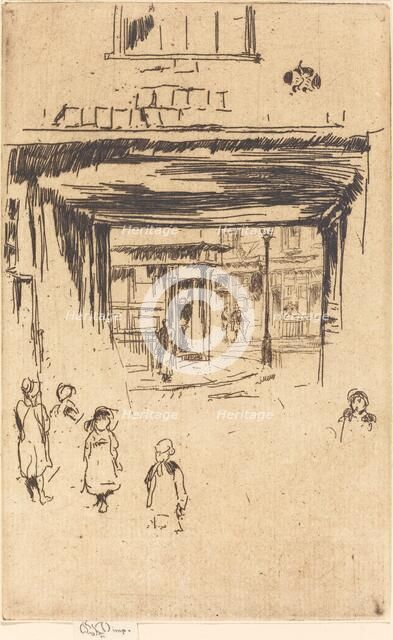 Drury Lane, c. 1880/1881. Creator: James Abbott McNeill Whistler.