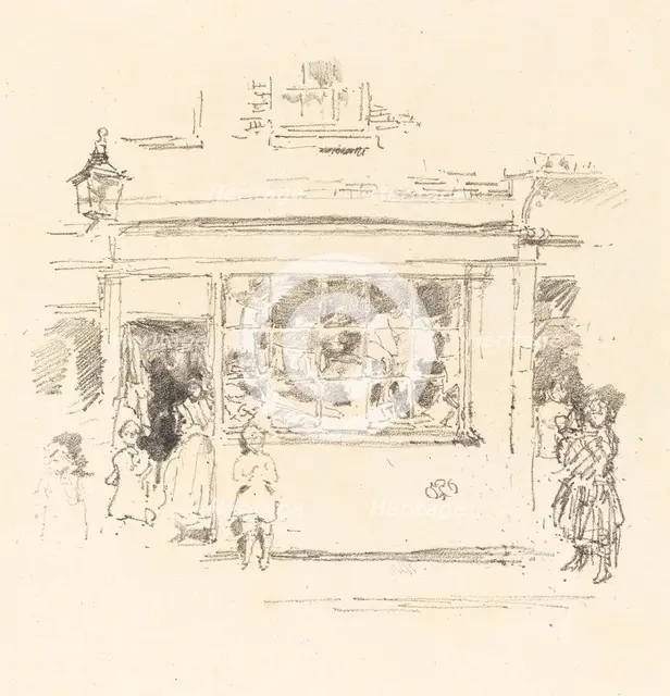 Drury Lane Rags, 1888. Creator: James Abbott McNeill Whistler.
