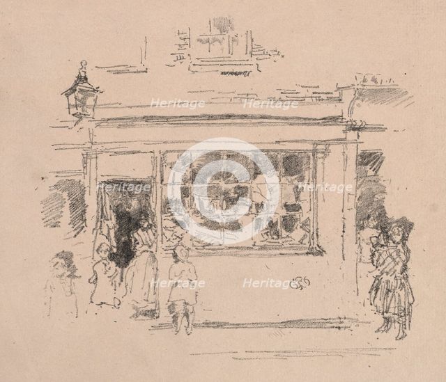 Drury Lane Rags, 1888. Creator: James McNeill Whistler (American, 1834-1903).