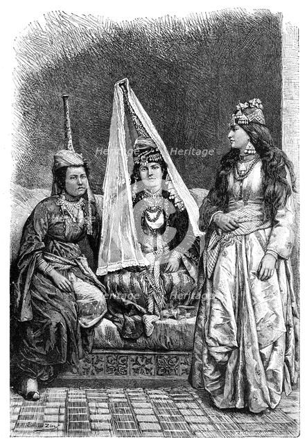 Druze Princess and Lady of the Lebanon, 1895. Artist: Unknown