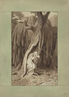 Dryad. "Idylls" Series, ca 1820. Creator: Tischbein, Johann Heinrich Wilhelm (1751-1829)