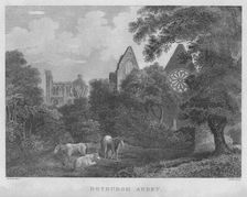 Dryburgh Abbey 1804. Artist: James Fittler