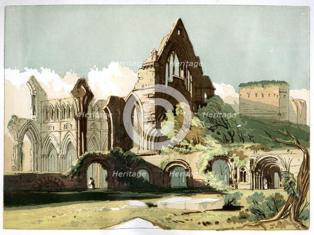 Dryburgh Abbey, c1850. Artist: Unknown