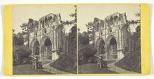 Dryburgh Abbey - Tomb of Sir Walter Scott, Mid 19th century. Creator: George Washington Wilson