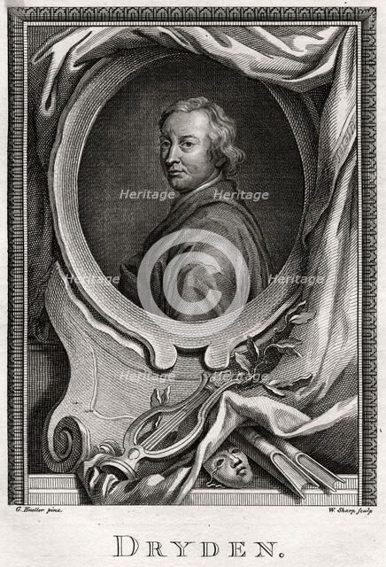 'Dryden', 1775. Artist: W Sharp