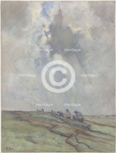 Drying nets, 1872-1944. Creator: Frans Smissaert.