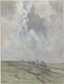 Drying nets, 1872-1944. Creator: Frans Smissaert