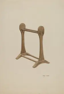 Drying Rack, c. 1940. Creator: Mary Hansen