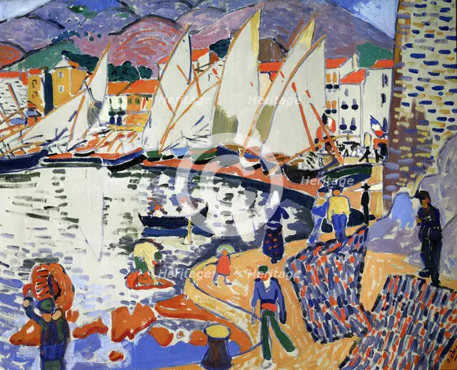 'Drying the Sails', 1905.  Creator: Andre Derain.