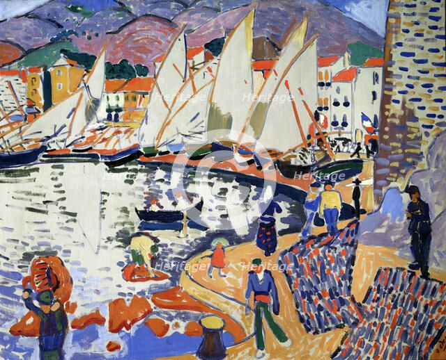'Drying the Sails', 1905.  Creator: Andre Derain.