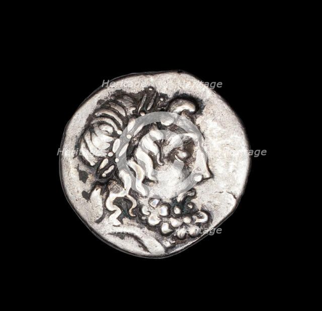 Drachm (Coin) Depicting the God Zeus, 196-146 BCE. Creator: Unknown.