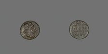 Drachm (Coin) Depicting the Hero Herakles, about 300-200 BCE. Creator: Unknown