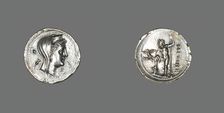 Drachm (Coin) Depicting the Nymph Amphitrite, 216-203 BCE. Creator: Unknown