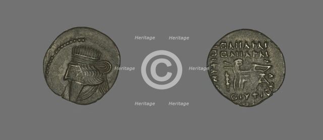 Drachm (Coin) Portraying King Mithradates IV, 130-47. Creator: Unknown.