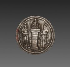Drachma: Bust of Hormizd II (reverse), 303-309. Creator: Unknown