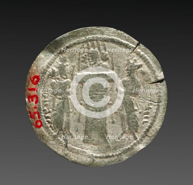 Drachma: Fire Altar and Two Priests (reverse), 303-310. Creator: Unknown.