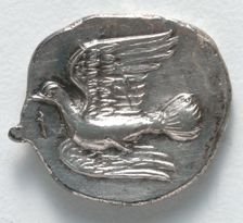 Drachma: Flying Dove (reverse), 400-323 BC. Creator: Unknown