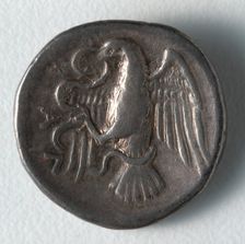 Drachma: Flying Eagle (reverse), c. 369-336 BC. Creator: Unknown