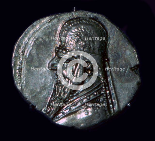 Drachma of King Mithridates II of Parthia, c1st century BC. Artist: Unknown