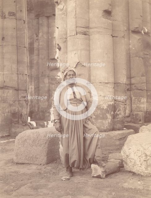 Dragoman in Temple, 1880s. Creator: Unknown.