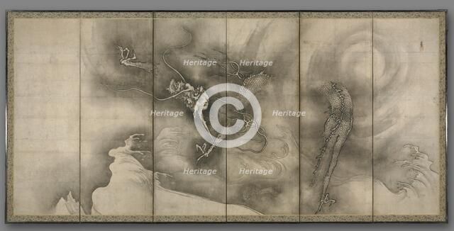 Dragon, 1500s. Creator: Sesson Sh?kei (Japanese, 1504-1589).