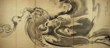Dragon Amid Waves, 18th century. Creator: Soga Shohaku