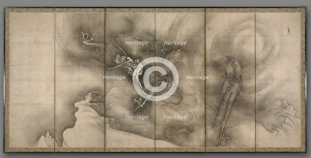 Dragon and Tiger, 1500s. Creator: Sesson Sh?kei (Japanese, 1504-1589).