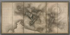 Dragon and Tiger, 1500s. Creator: Sesson Sh?kei (Japanese, 1504-1589)