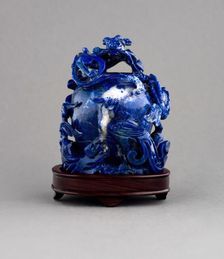 Dragon and Phoenix bowl with stand, date unknown. Creator: Unknown