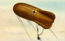 Dragon barrage balloon, c1898, (1932). Creator: Unknown