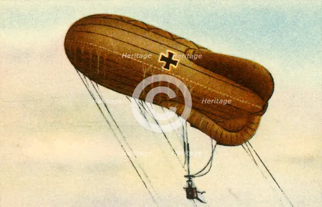 'Dragon' barrage balloon, c1898, (1932). Creator: Unknown.