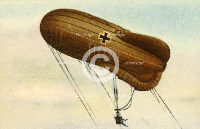 'Dragon' barrage balloon, c1898, (1932). Creator: Unknown.