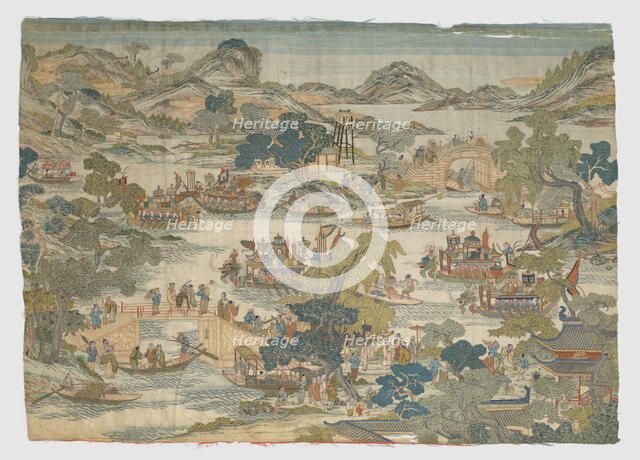 Dragon-boat festival performance, 18th-19th century. Creator: Unknown.