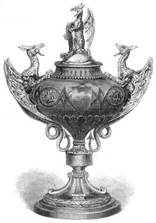 Dragon Cup of the St. George's Rifle Volunteer Corps, 1865. Creator: Unknown