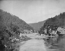 Dragon Gorge, New River, West Virginia c1897. Creator: Unknown