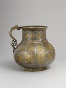 Dragon-Handled Jug with Inscription, present-day Afghanistan, late 15th- first quarter 16th cent. Creator: Unknown