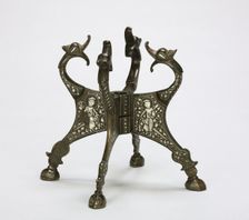 Dragon-headed Stand, 1200s. Creator: Unknown