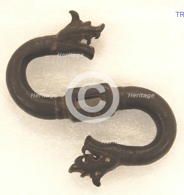 Dragon Hook, Iran or Central Asia, 15th century. Creator: Unknown.