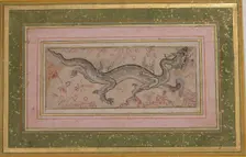 Dragon in a Landscape, 16th century. Creator: Unknown